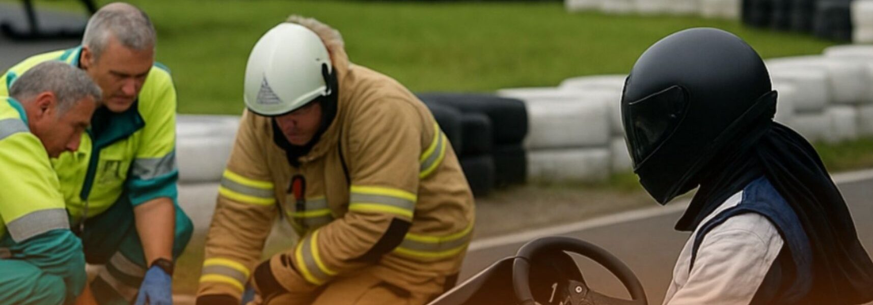 Ernstig ongeluk op kartbaan Poeldijk: vrouw raakt gewond nadat hoofddoek vast komt te zitten