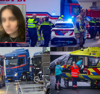 Tragedie in Laan van Vermeer: ​​​​​​​​Jonge vrouw (25) overleden na gruwelijk ongeluk onder vrachtwagen