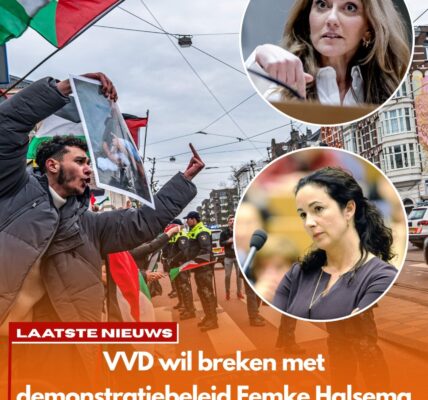VVD wil breken met demonstratiebeleid Femke Halsema om deze pijnlijke reden 😮