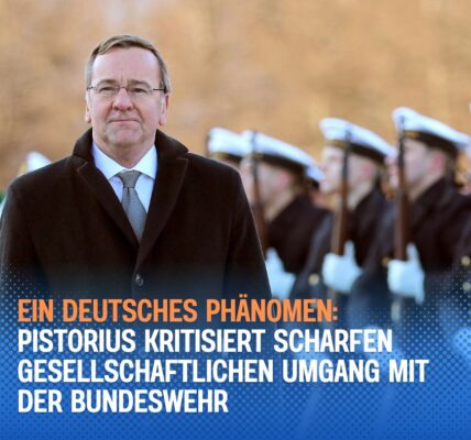 Ein deutsches Phänomen: Pistorius kritisiert scharfen gesellschaftlichen Umgang mit der Bundeswehr