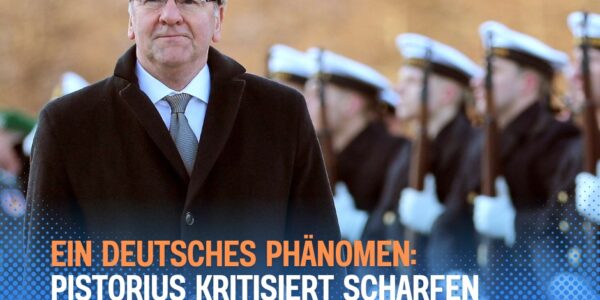 Ein deutsches Phänomen: Pistorius kritisiert scharfen gesellschaftlichen Umgang mit der Bundeswehr