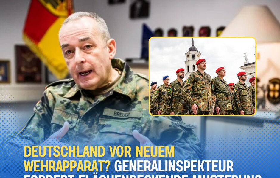 Deutschland vor neuem Wehrapparat? Generalinspekteur fordert flächendeckende Musterung aller jungen Männer