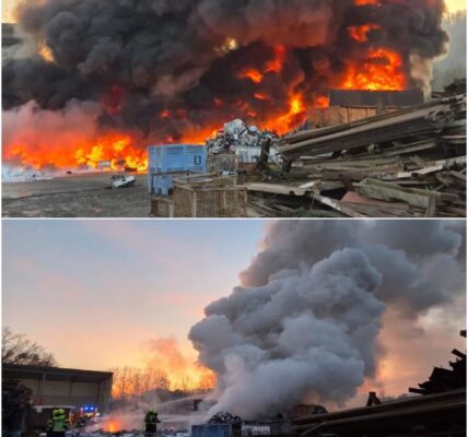„Rätselhaftes Inferno in Gersdorf: Warum explodierte die Batterie – und was wurde wirklich auf dem Schrottplatz entzundet?“