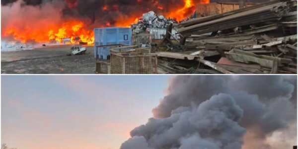 „Rätselhaftes Inferno in Gersdorf: Warum explodierte die Batterie – und was wurde wirklich auf dem Schrottplatz entzundet?“