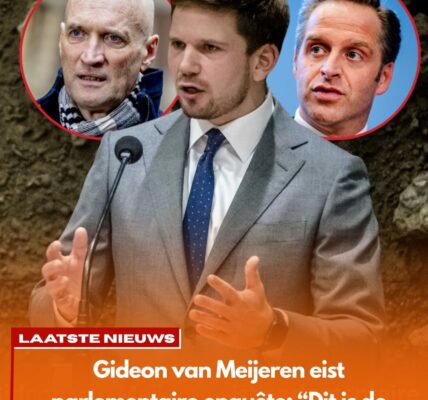 Gideon van Meijeren eist parlementaire enquête: “Dit is de grootste doofpot in onze geschiedenis!”