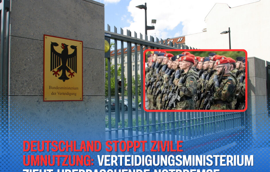Deutschland stoppt zivile Umnutzung: Verteidigungsministerium zieht uberraschende Notbremse