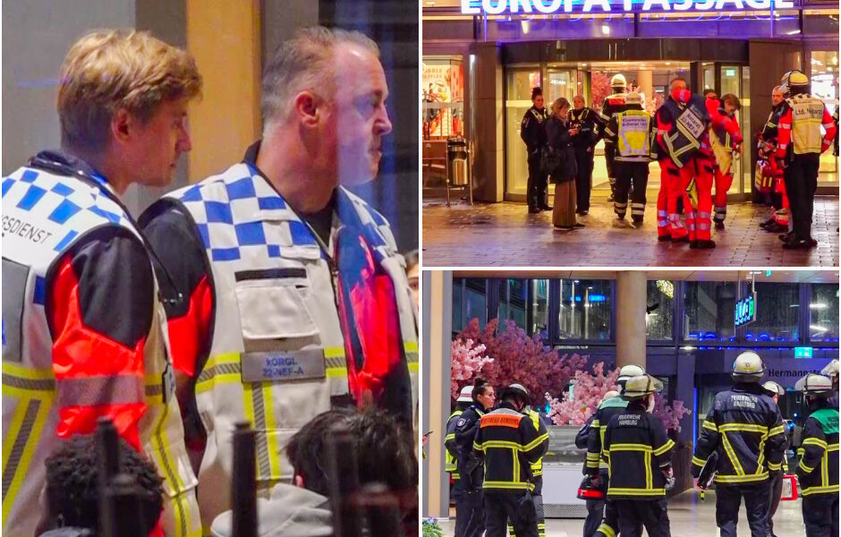 "Reizgas-Angriff im Herzen Hamburgs“: Evakuierung der Europa Passage – 11 Verletzte, Polizei ermittelt