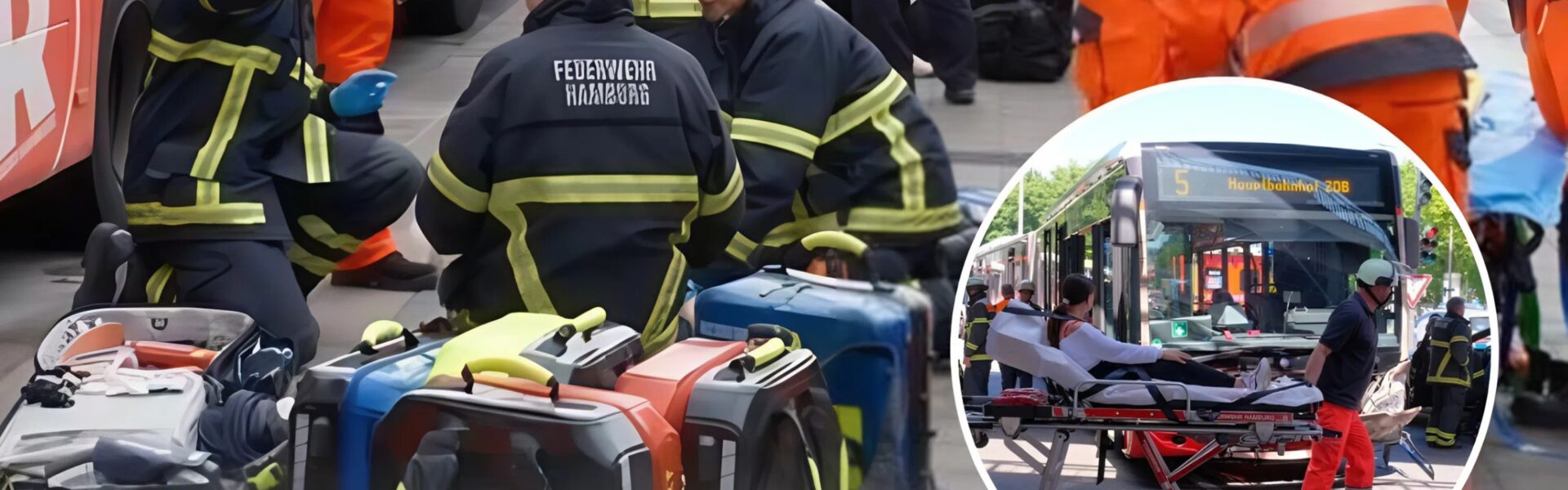 Notbremsung am Dammtorbahnhof: Acht Verletzte und ein Großeinsatz der Rettungskräfte