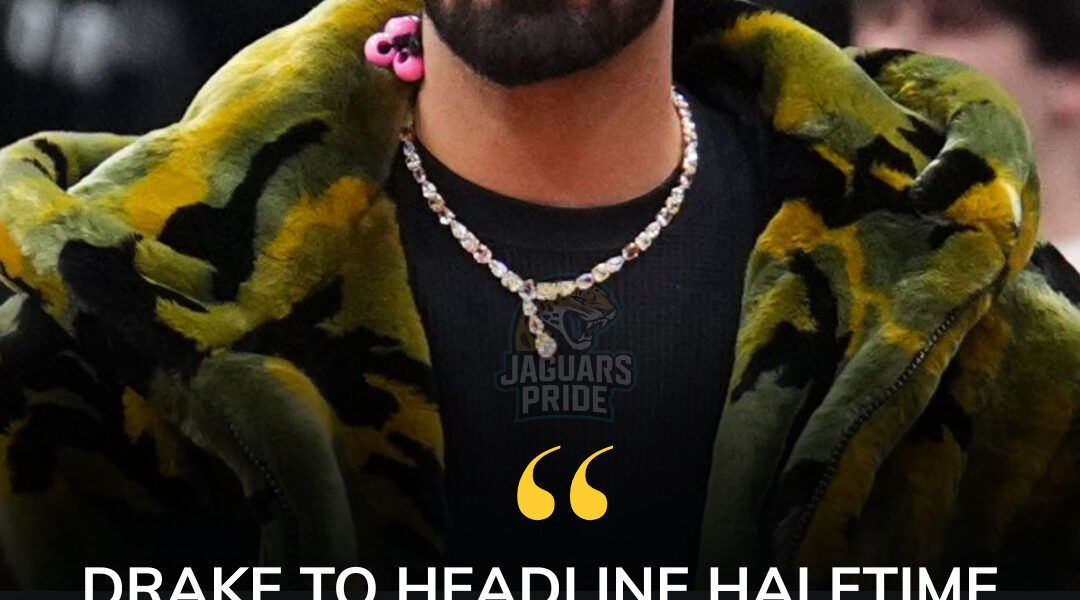 BREAKING: Drake to headline the halftime show at the Jaguars’ Thanksgiving Day game! Fans are buzzing as the superstar prepares to light up the stadium with an unforgettable performance.