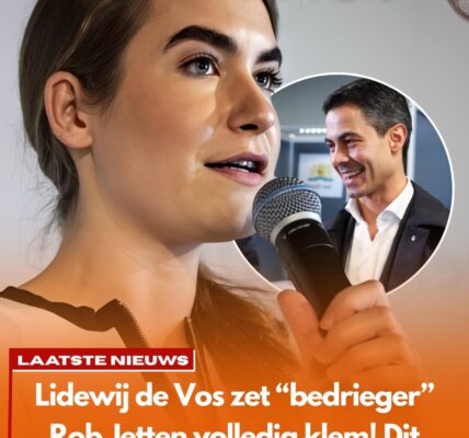 Lidewij de Vos zet “bedrieger” Rob Jetten volledig klem! Dit zorgt direct voor spanning