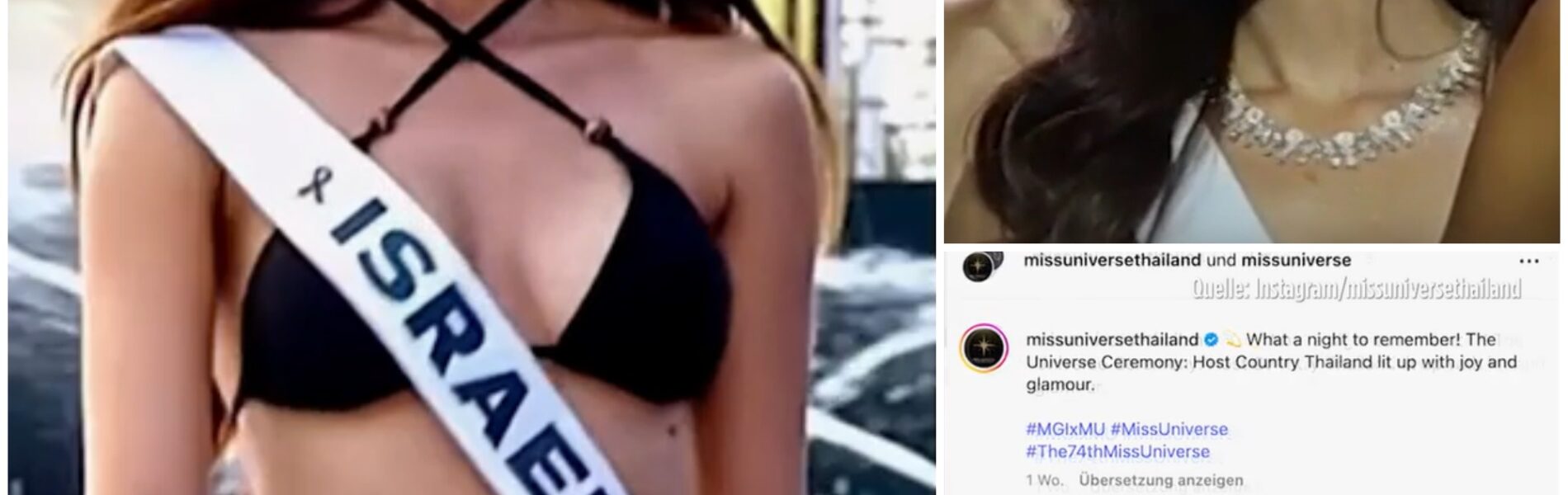 Aufregung bei der Miss-Wahl: Israelische Kandidatin erhält Morddrohungen nach spöttischem Blick