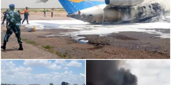 Bruchlandung mit Minister: Flugzeug zerschellt auf Landebahn