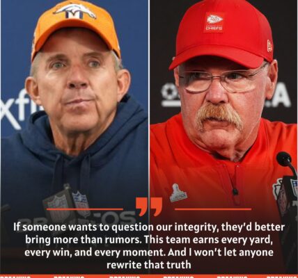 BREAKINGNEWS explosive allegations shake nfl as ANDREW WALTER REID accuses SEAN PAYTON of paying referees 725,000 dollars before chiefs matchup — and PAYTON fires back with eight words that silence the chiefs sideline