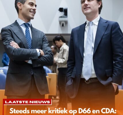 Steeds meer kritiek op D66 en CDA: “Onze stem doet er blijkbaar niet toe!”