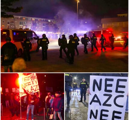 🚨 DRAMATISCHE ESCALATIE IN LISSE: Burgemeester Beëindigt Anti-AZC-Protest na Confrontaties met Politie te Paard