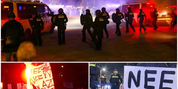 🚨 DRAMATISCHE ESCALATIE IN LISSE: Burgemeester Beëindigt Anti-AZC-Protest na Confrontaties met Politie te Paard