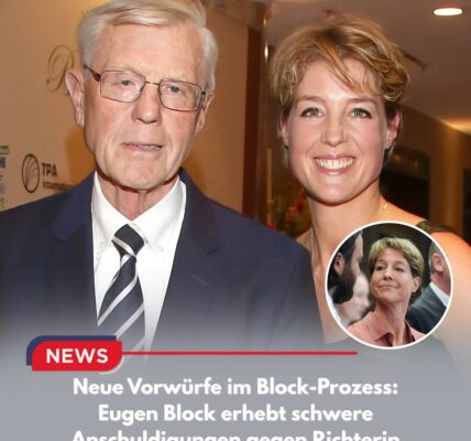 Neue Vorwürfe im Block-Prozess: Eugen Block erhebt schwere Anschuldigungen gegen Richterin