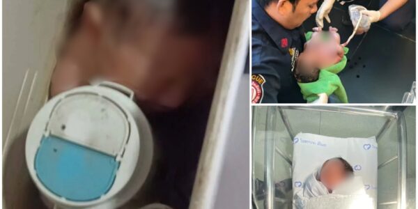 Neugeborenes in Bangkok in letzter Sekunde gerettet – Baby-Schreie aus dem Toilettenkasten schocken ganz Thailand