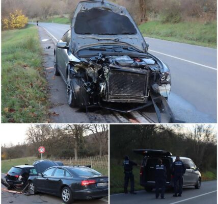 Schwerer Unfall auf der L 594 bei Nußloch / Leimen – BMW-Insassen flüchten, Polizei setzt Hubschrauber ein