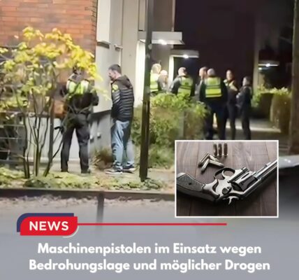 Nächtlicher Polizeieinsatz in Billstedt: Maschinenpistolen im Einsatz wegen Bedrohungslage und möglicher Drogen