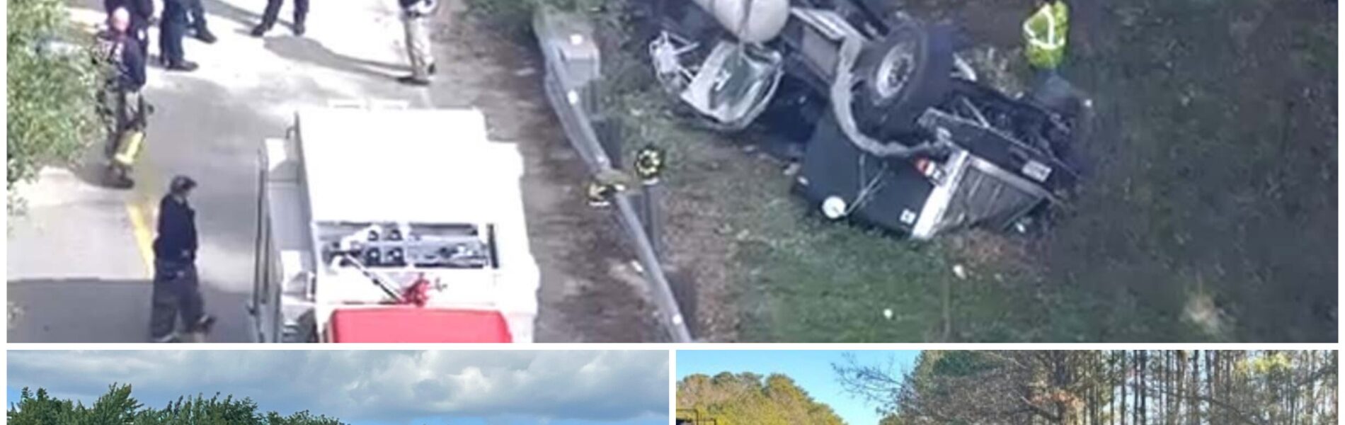 23 ton cement kiepert om: zwaar vrachtwagenongeval legt landweg tussen Königsbach-Stein en Walzbachtal volledig plat