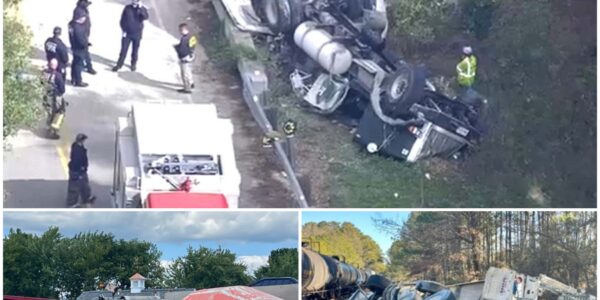 23 ton cement kiepert om: zwaar vrachtwagenongeval legt landweg tussen Königsbach-Stein en Walzbachtal volledig plat