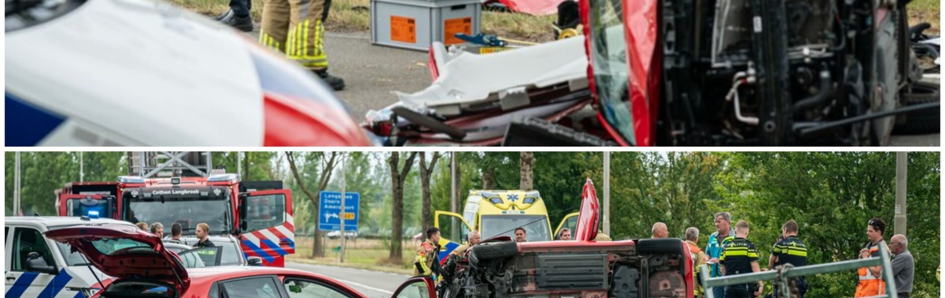 Ernstig ongeval op N229 bij Wijk bij Duurstede: weg urenlang in beide richtingen afgesloten