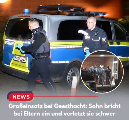 Großeinsatz bei Geesthacht: Sohn bricht bei Eltern ein und verletzt sie schwer