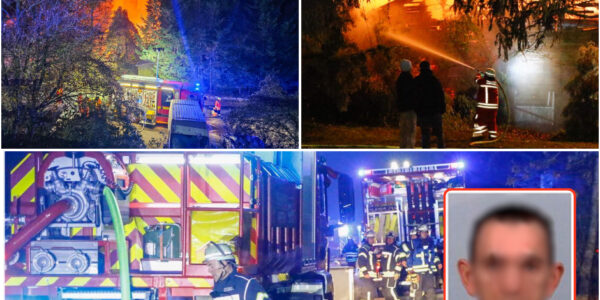 Verschroeiende Vlammen in de Vrieskou: Reusachtige Schreinerei (2.500 m²) in Knittlingen Verwoest — Aanhouding na Vermoedelijke Brandstichting