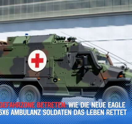 Gefahrzone betreten: Wie die neue Eagle 6x6 Ambulanz Soldaten das Leben rettet