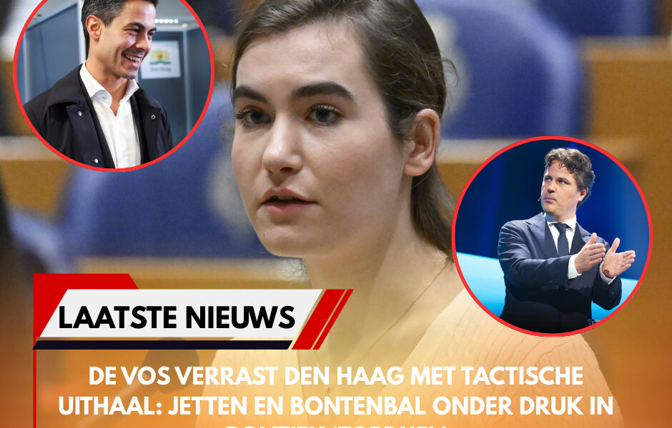 De Vos Verrast Den Haag met Tactische Uithaal: Jetten en Bontenbal Onder Druk in Politiek ‘Topduel’