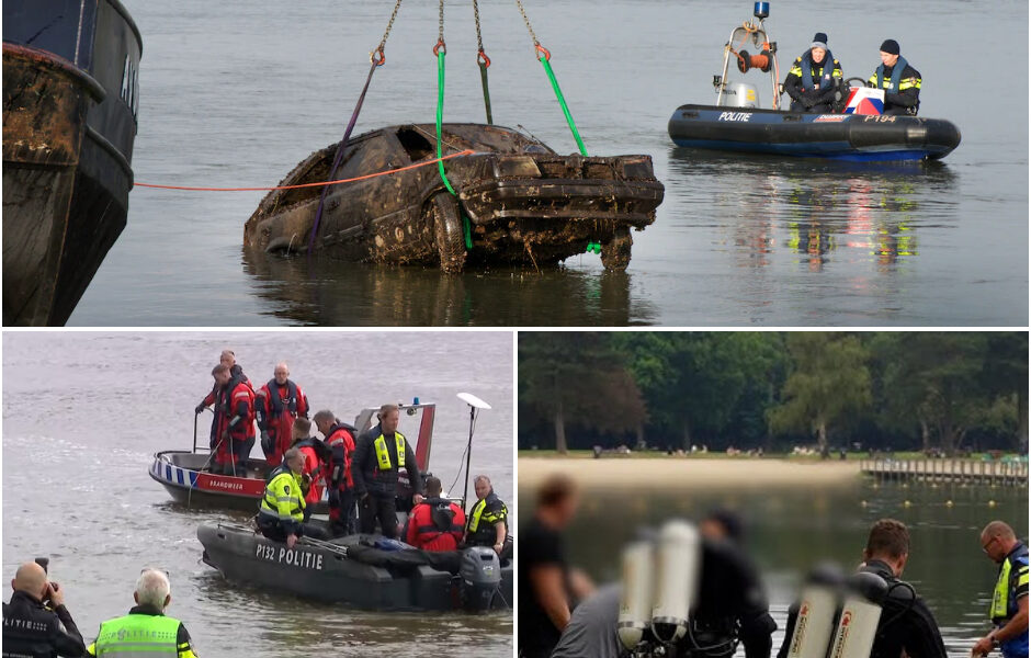 “Oud Verloren Mysterie Onthuld: Lichaam van Man in Auto Gevonden in Uitgedroogd Meer”