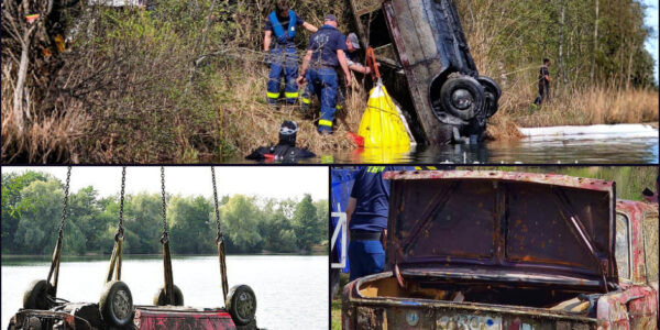 Mysteriöser Fund in ausgetrocknetem See: Auto mit männlicher Leiche entdeckt – Polizei ermittelt dringend