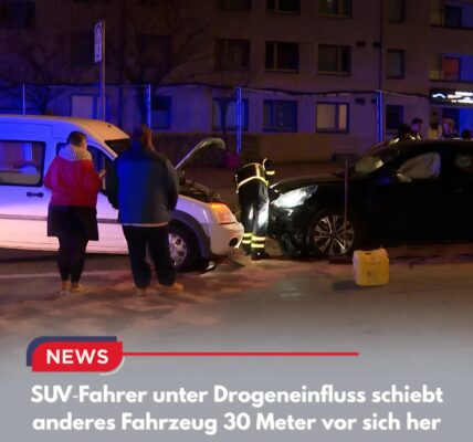 Kurioser Unfall in Hamburg‑Eidelstedt: SUV‑Fahrer unter Drogeneinfluss schiebt anderes Fahrzeug 30 Meter vor sich her