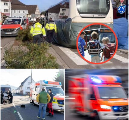 Schreckliche Tragödie! Mädchen auf Heimweg von Bus erfasst – Augenzeugen berichten von grausamer Szene voller Schmerz und Entsetzen.
