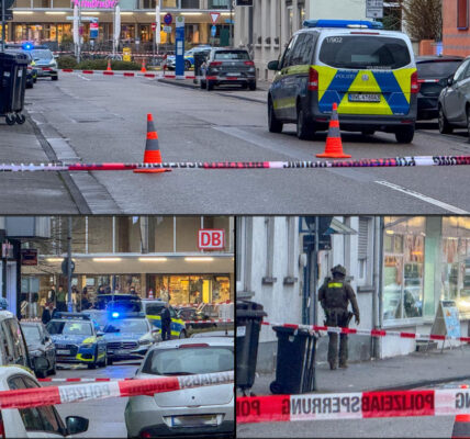 Bruchsal im Ausnahmezustand: Polizeihubschrauber, Großabsperrung und ein Unbekannter mit möglicher Waffe
