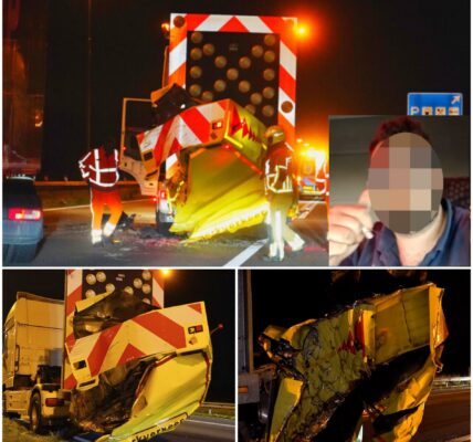 Ravage op de A58: bestelbus knalt op wegafzetting – snelweg uren dicht richting Tilburg