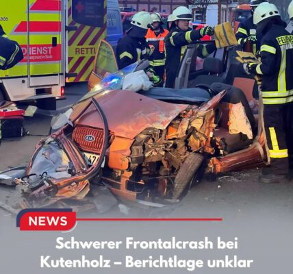 Schwerer Frontalcrash bei Kutenholz – Berichtlage unklar