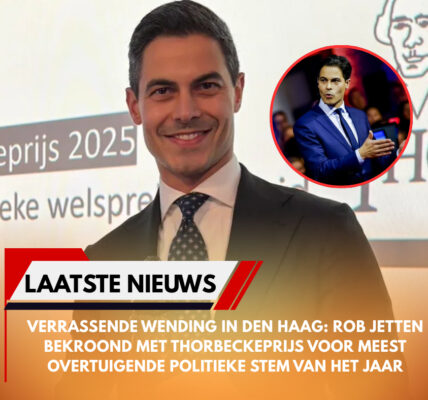 Verrassende Wending in Den Haag: Rob Jetten Bekroond met Thorbeckeprijs voor Meest Overtuigende Politieke Stem van het Jaar