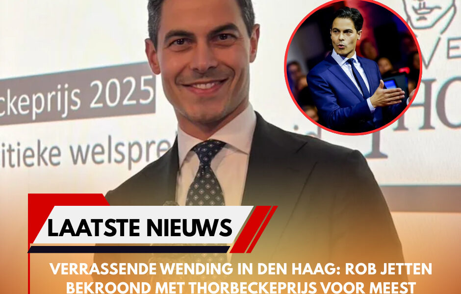 Verrassende Wending in Den Haag: Rob Jetten Bekroond met Thorbeckeprijs voor Meest Overtuigende Politieke Stem van het Jaar