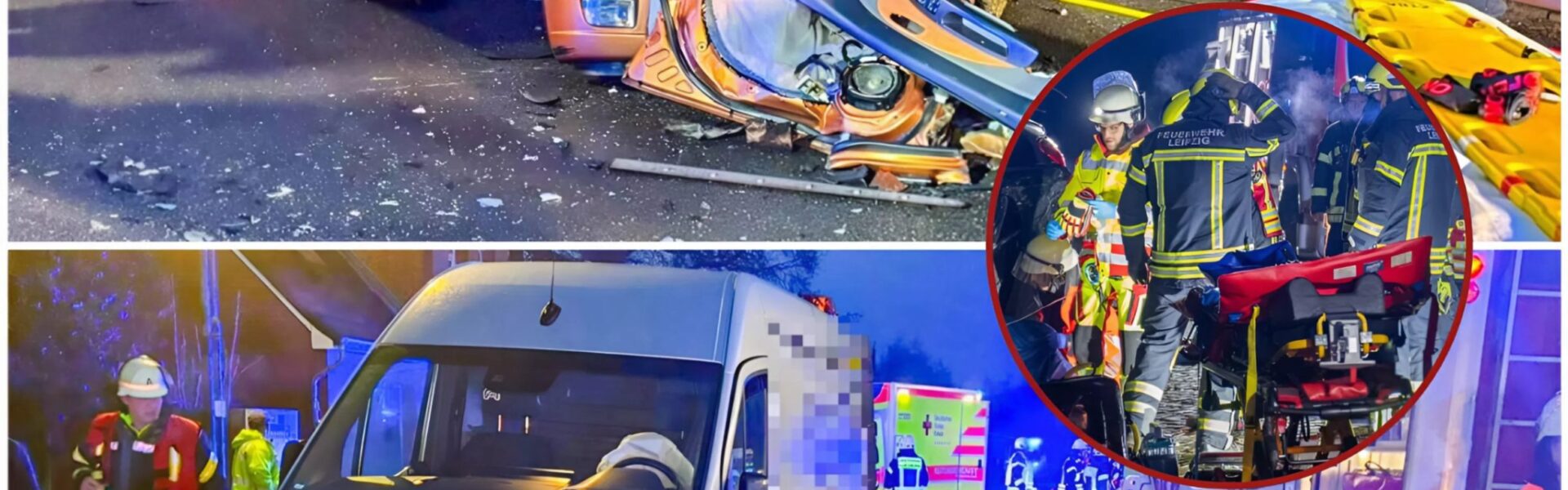 Schwerer Frontalcrash in Kutenholz – Mann schwer verletzt