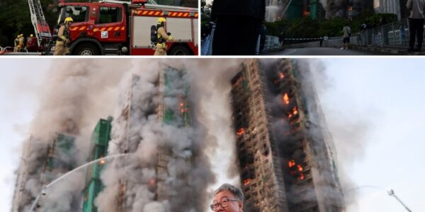 Hongkong in paniek: gigantische flatbrand eist 13 doden — honderden vast, hulpdiensten overspoeld door noodoproepen!