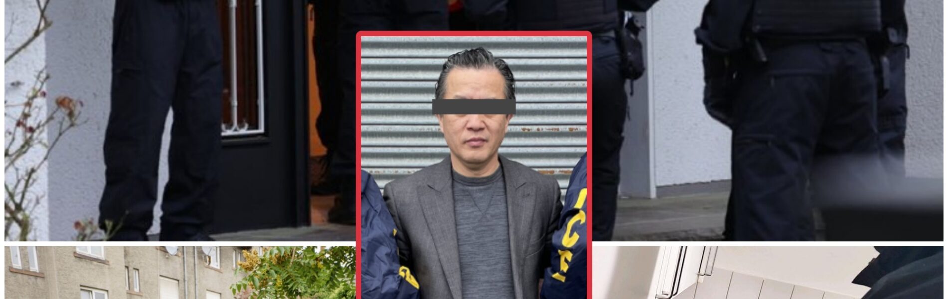 DEUTSCHLAND STARTET GRÖSSTE OPERATION ALLER ZEITEN GEGEN MENSCHENHANDEL UND TRANSNATIONALEN BETRUG. INTERPOL-CHEF FESTGENOMMEN. Rund 600 bis 700 Bundespolizisten und Hunderte von Agenten wurden für Hausdurchsuchungen an verschiedenen Orten, vorwiegend in Baden-Württemberg und Berlin, mobilisiert.