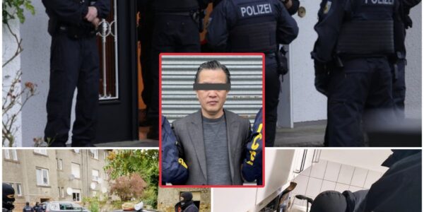 DEUTSCHLAND STARTET GRÖSSTE OPERATION ALLER ZEITEN GEGEN MENSCHENHANDEL UND TRANSNATIONALEN BETRUG. INTERPOL-CHEF FESTGENOMMEN. Rund 600 bis 700 Bundespolizisten und Hunderte von Agenten wurden für Hausdurchsuchungen an verschiedenen Orten, vorwiegend in Baden-Württemberg und Berlin, mobilisiert.