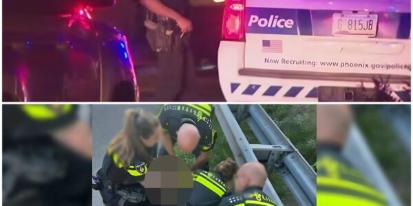 Krankzinnige achtervolging: voetgangers, auto’s en man in scootmobiel aangereden door wegpiraat