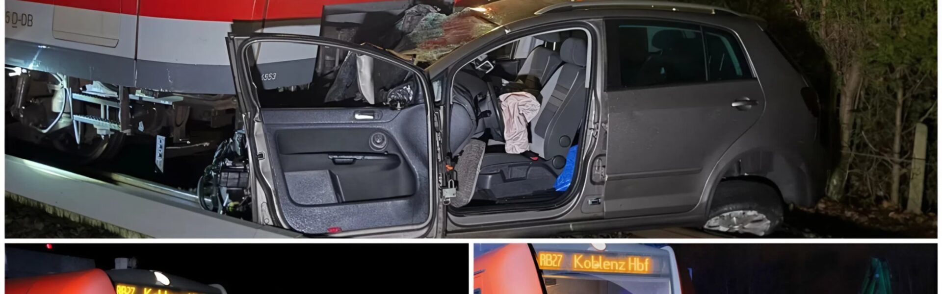 S‑Bahn kollidiert mit Auto bei Bahnübergang in Hamburg – Schockierender Abend im Berufsverkehr