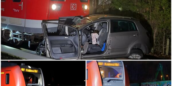 S‑Bahn kollidiert mit Auto bei Bahnübergang in Hamburg – Schockierender Abend im Berufsverkehr