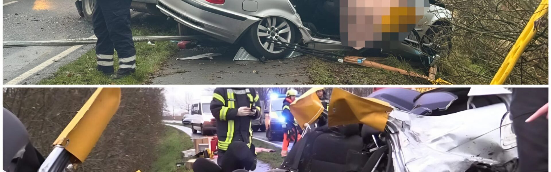 Schwerer Frontalunfall auf der L111: Drei Menschen sterben