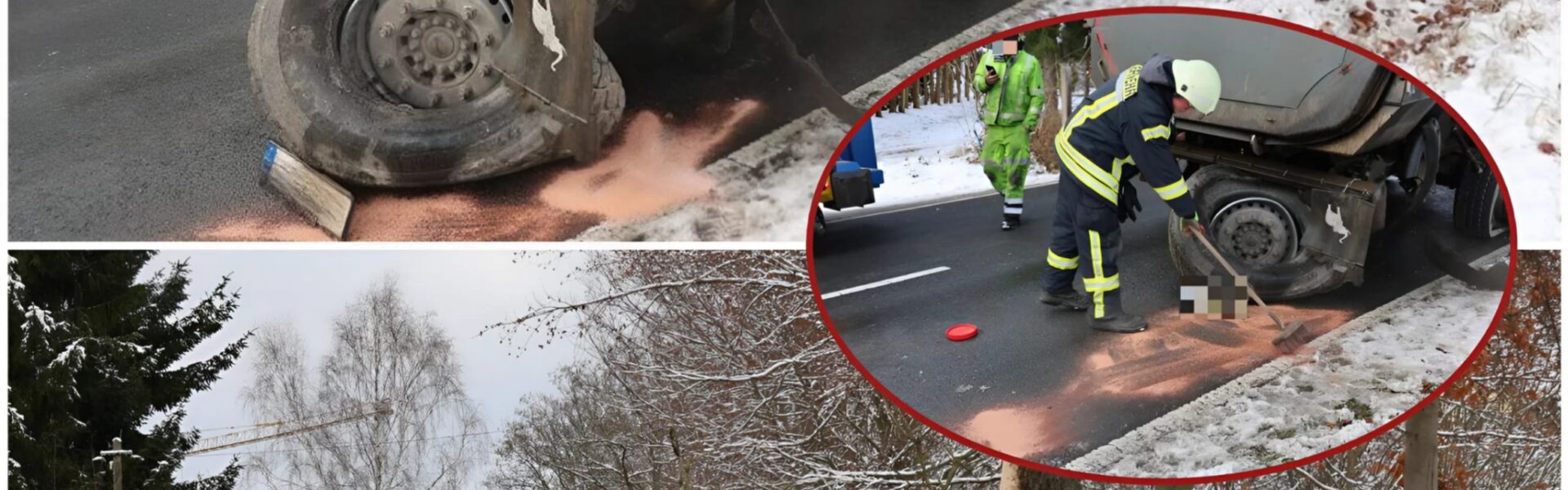Stundenlange Vollsperrung im Erzgebirge – Lkw kracht bei Zschorlau gegen Baum und legt Verkehr lahm