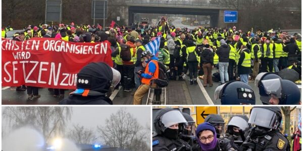 Gießen im Ausnahmezustand – Massiver Polizeieinsatz und hitzige Proteste zum AfD-Jugendkongress